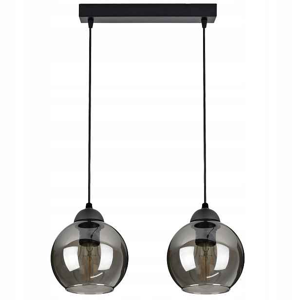 Skleněné závěsné stropní svítidlo Lustr Koule Led