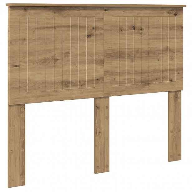 vidaXL Čelo postele Artisanový dub Kompozitní dřevo
