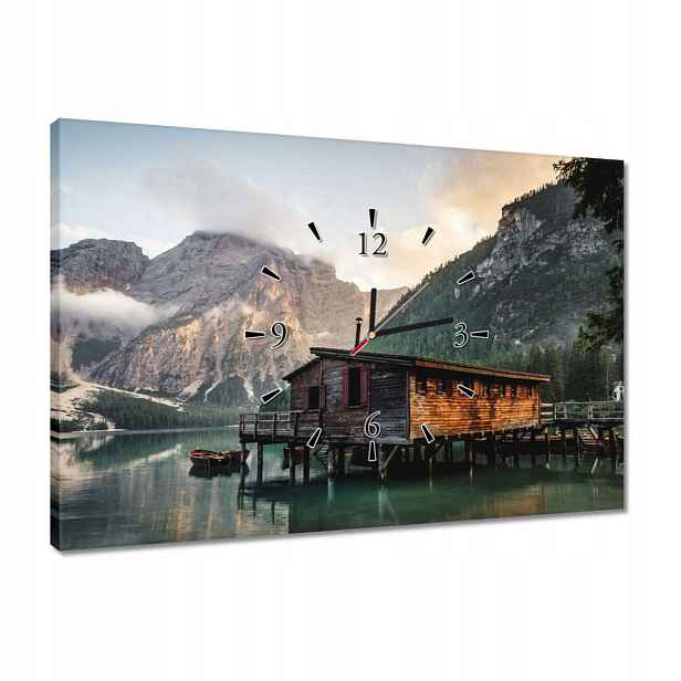 Hodiny 60x40 Horský přístav