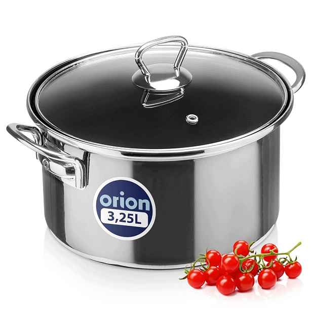 Hrnec s poklicí na vaření a plyn/indukce Orion 22 cm 3,25 l