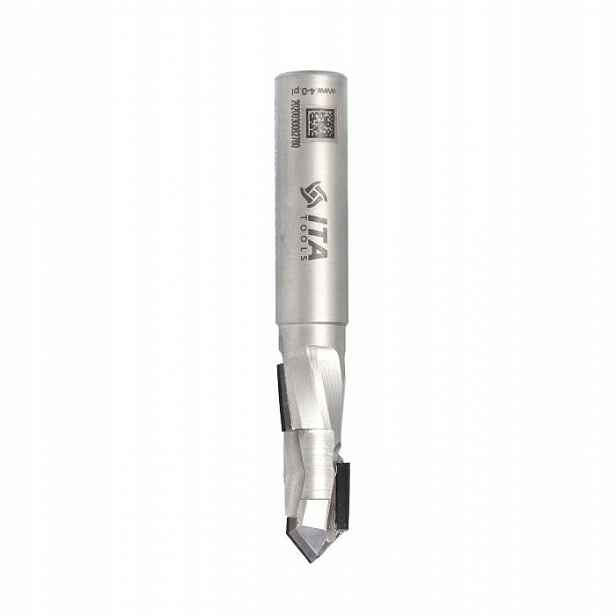 Ita Tools průchozí diamantová fréza Eco Z1+1 D12 I27 L82 S12 mm 3 spirály