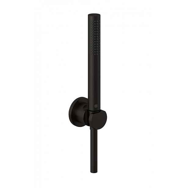 Kludi Nova Fonte - Set sprchové hlavice, držáku a hadice, broušený Gunmetal 20850N2-15