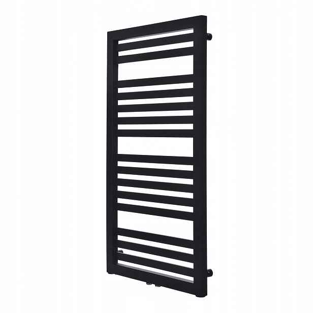Koupelnový Radiátor Žebřík Černý 50 cm Rigo 100x50 Polský Výrobce