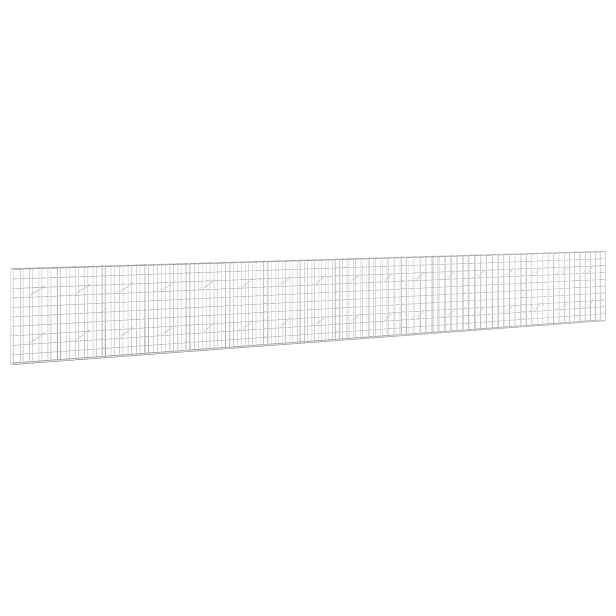 vidaXL Gabion s drátem 5 mm a síťkou 10x10 cm 850x10x100 cm