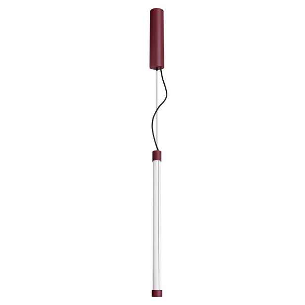 Vínové kovové LED závěsné svítidlo ø 6 cm TRANG – Thoro