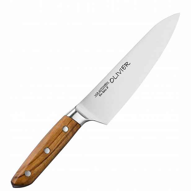 Satake Oliver Japonský ostrý Nůž pro šéfkuchaře 56-58 Hrc 20 cm
