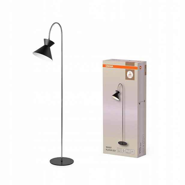 Stojací podlahová lampa E27 Dekorativní černá Decor Osram