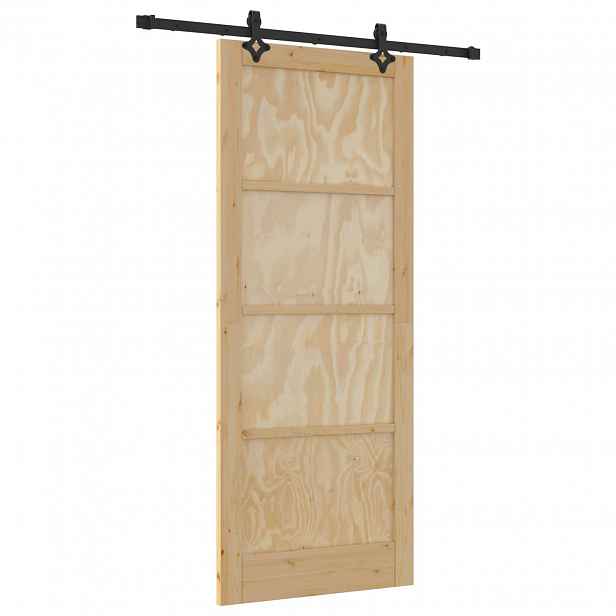 vidaXL Posuvné dveře ORKDAL 86 x 211 cm Masivní borovicové dřevo