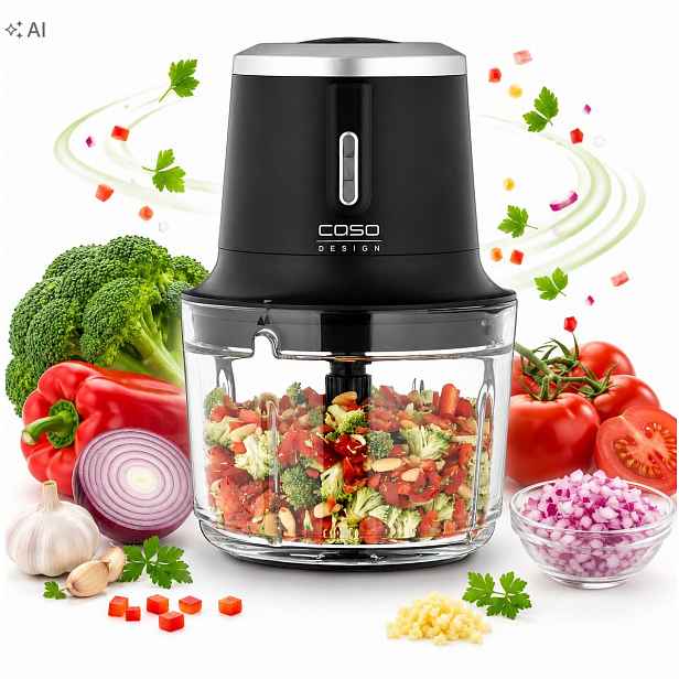 Caso Chop & Go – bezdrátový drtič, kráječ, sekáček