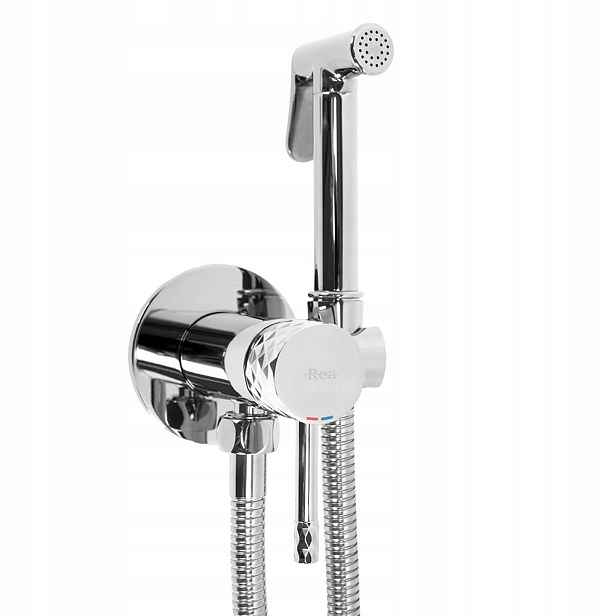 Podomítková Bidetová Baterie Pro Wc, Chrom Rea Loop Lungo Diamond