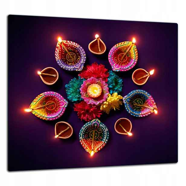 Skleněná Ochranná Deska Panel Lepidlo 65x60 Koření
