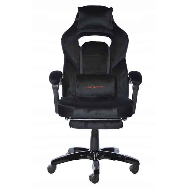 Otočné křeslo k psacímu stolu Titan Black Alcantara Pro Prototype