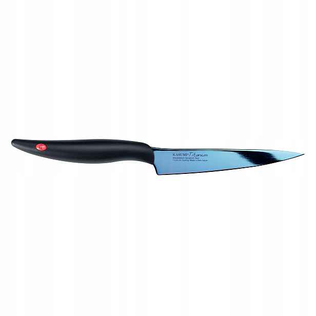 Titanium Nůž japonský univerzální, délka 12 cm, modrý Kasumi
