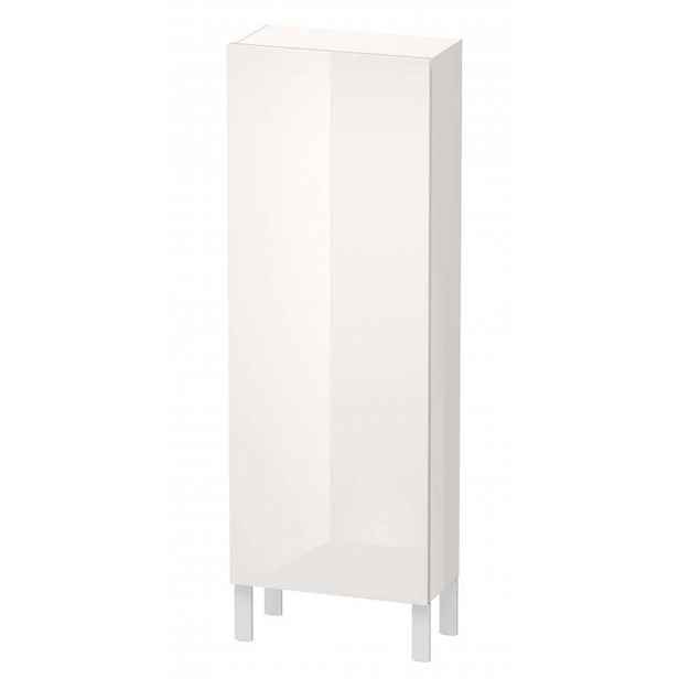 Duravit L-Cube - Skříňka vysoká 132x50x24 cm, pravá, lesklá bílá LC1169R2222