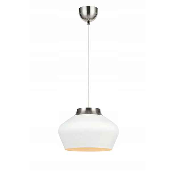 Kom Závěsná 31cm 1L Bílá/Ocel 107379 Markslojd