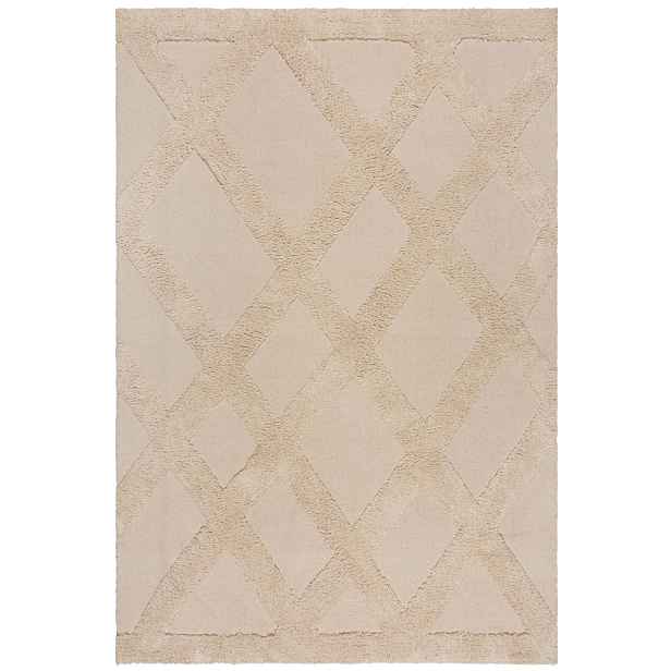Kusový koberec Kaia Tessa Diamond Natural, 200x290, béžová, ložnice, Flair Rugs