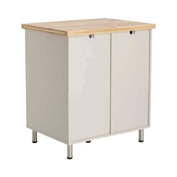 Šedobéžový závěsný kuchyňský ostrůvek z MDF 80x91x60 cm Ferrara – Ellos Home