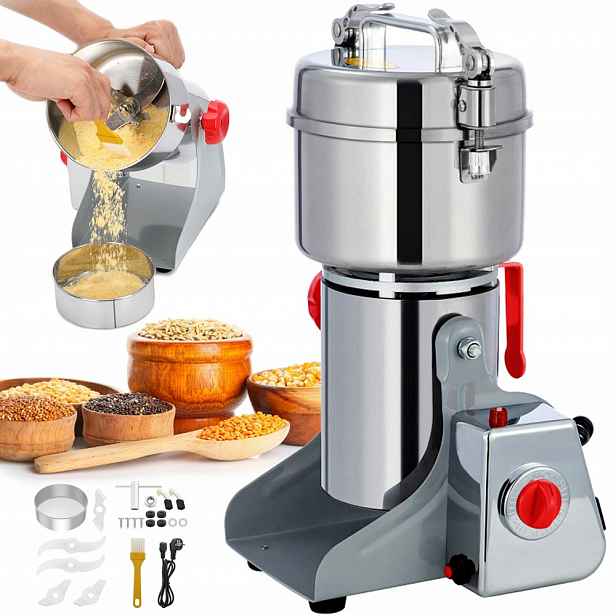 Elektrický Mlýnek Na Obiloviny A Koření Kávy 800 g 3500 W