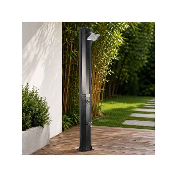 Zahradní solární sprcha BestBerg BBGE-SH35 / 35 l / černá