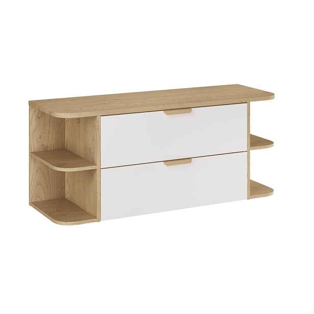 ArtCom Koupelnová skříňka s deskou ASTER WHITE LRSM D120cm | 120 cm