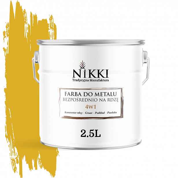 Barva Na Kov Přímo Na Rez 4v1 Žlutá Citronová Ral 1012 Lesk 2,5L