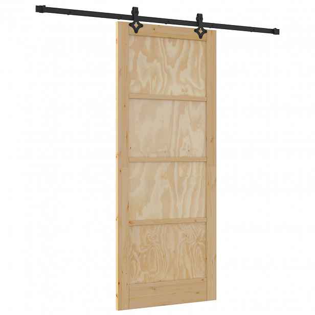 vidaXL Posuvné dveře ORKDAL 86 x 211 cm Masivní borovicové dřevo