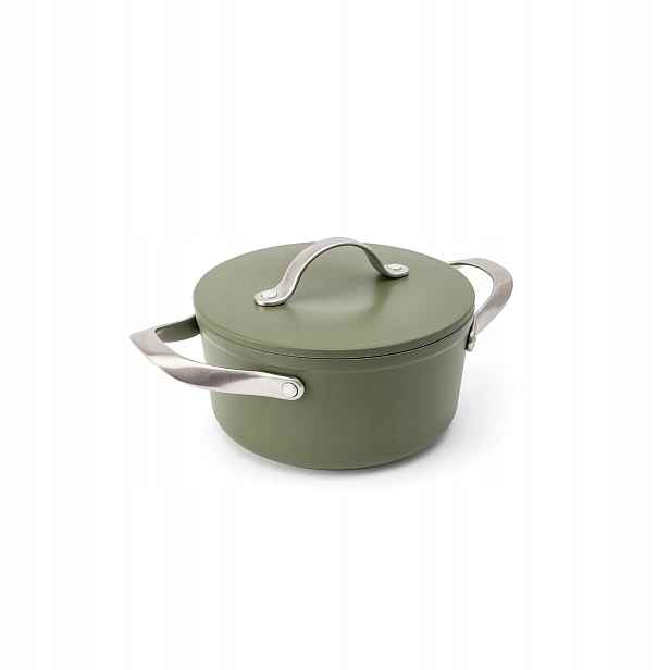 Elmich Nepřilnavý keramický hrnec Zen Ø 18 cm (2 l) olivově zelená