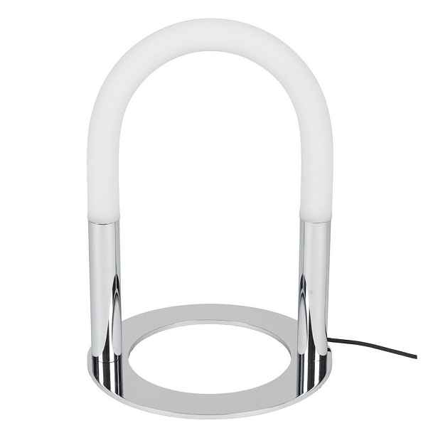 Kovová LED stmívatelná stolní lampa ve stříbrné barvě (výška 36 cm) Arch – Zuiver