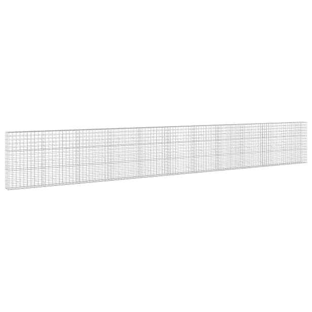 vidaXL Gabion s drátem 5 mm a síťkou 10x10 cm 1100x30x150 cm