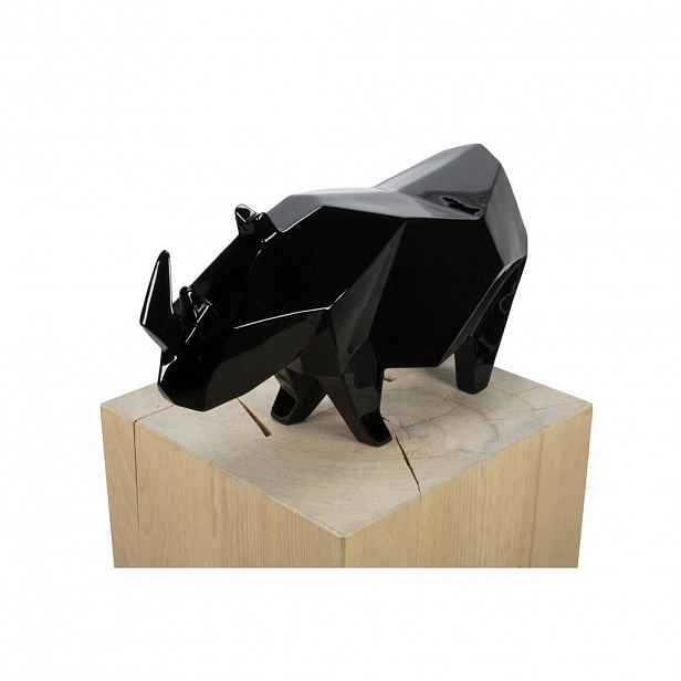 KUNSTLOFT DEKORATIVNÍ SOCHA ČERNÁ, 40/20 CM