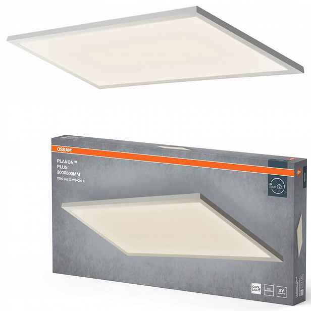 Led panel Svítidlo 22W 1600lm 4000K Čtvercový 60x30 cm Planon Osram