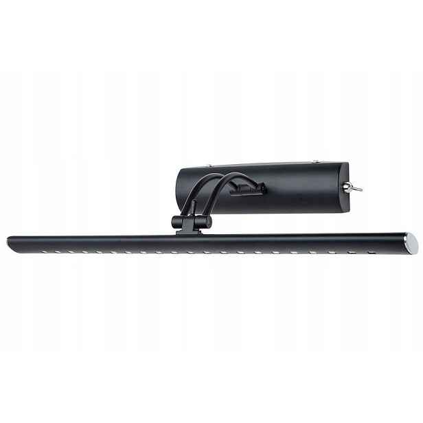Moderní černá nástěnná lampa s nastavitelnou Led lištou 40 cm Reality