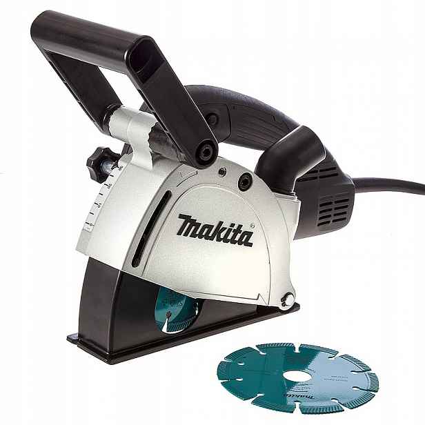 Bruzdovačka 125 mm 1400 W diamantové kotouče Sjs kufr