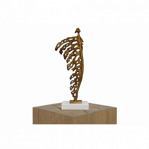 KUNSTLOFT DEKORATIVNÍ SOCHA MĚDĚNÁ, 13/39 CM