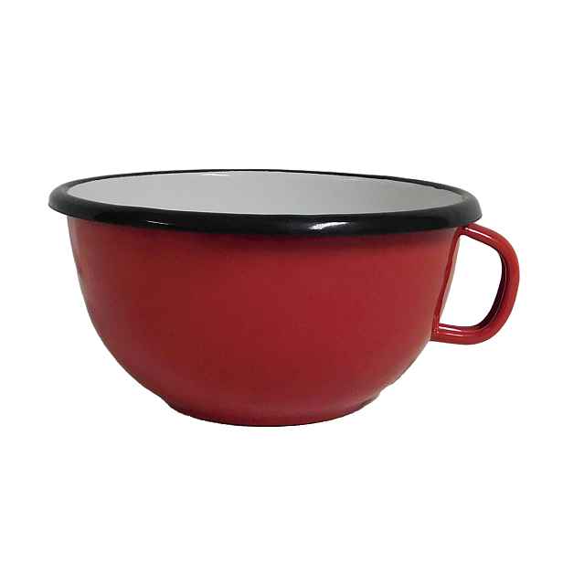 PROHOME - Miska na polévku s uchem 12cm smaltovaná