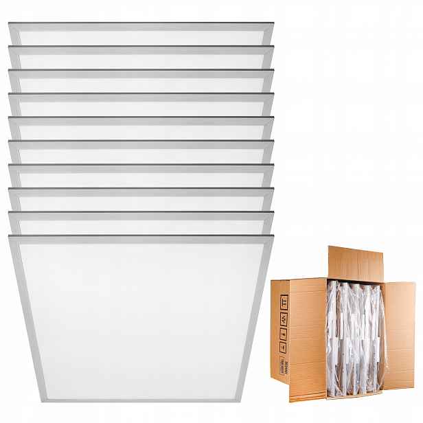 10x Stropní panel stropní svítidlo Led lampa 40W kazeta 60x60cm 4000K závěsná