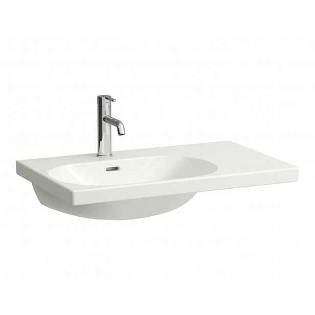 Laufen Lua - Umyvadlo nábytkové 75x46 cm, s přepadem, otvor pro baterii, bílá H8170860001041
