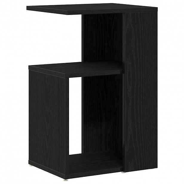 vidaXL Boční stůl Černý dub 36 x 30 x 56 cm Kompozitní dřevo