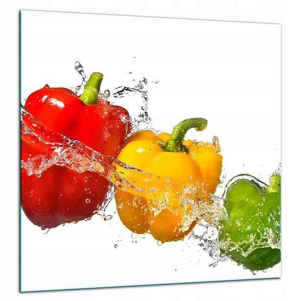 Skleněná Ochranná Deska Panel Lepidlo 60x65 Paprika