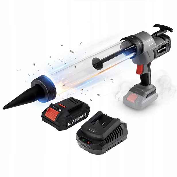 Graphite Těsnící Pistole 58GE115 Sada Akumulátor 2AH 18V Energy