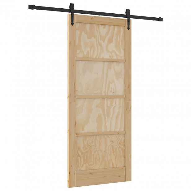 vidaXL Posuvné dveře ORKDAL 86 x 198,5 cm Masivní borovicové dřevo