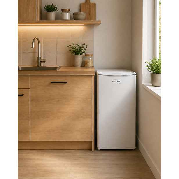 Chladnička BestBerg BBFR-95XW / 84 l / LED osvětlení / bílá