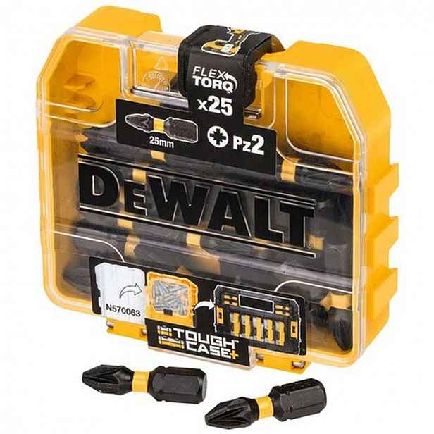DeWALT - Sada bitů PZ2, 25 ks DT70556T