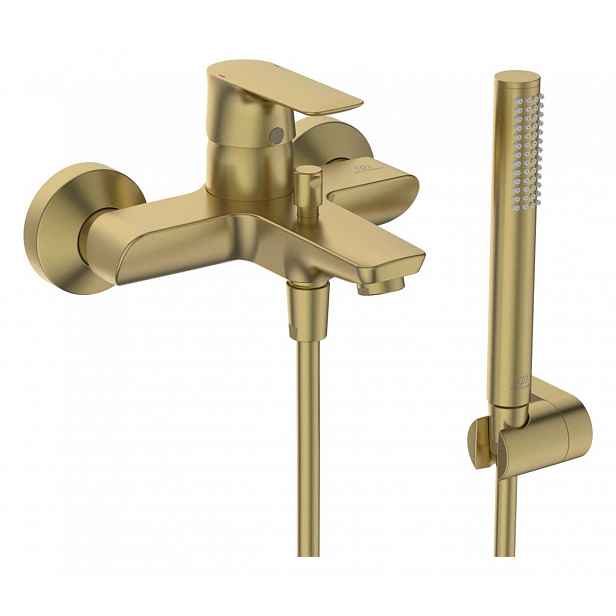 Ideal Standard Connect Air - Vanová baterie s příslušenstvím, Brushed Gold A7056A2