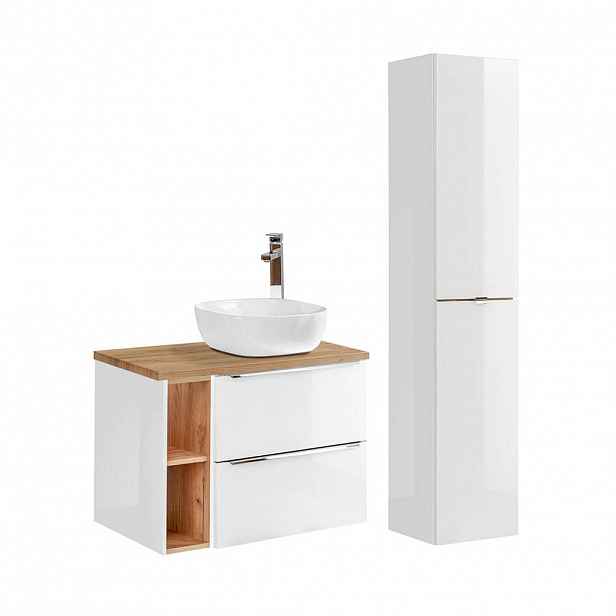 Petits-meubles KOUPELNOVÝ NÁBYTEK 80.4cm duben 2er-Set Bílá