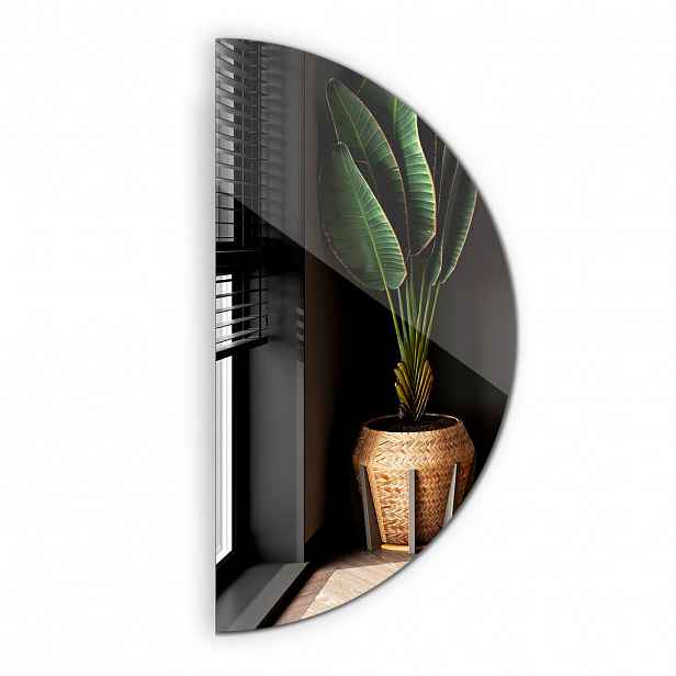 TULUP ZRCADLO Půlkruhové 50x25 cm