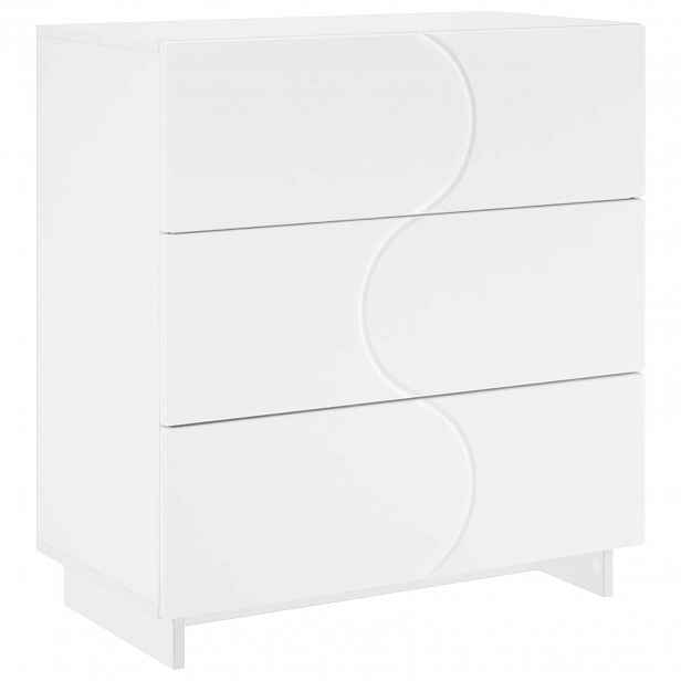 vidaXL příborník Bílá 70 x 38 x 75 cm Technické dřevo