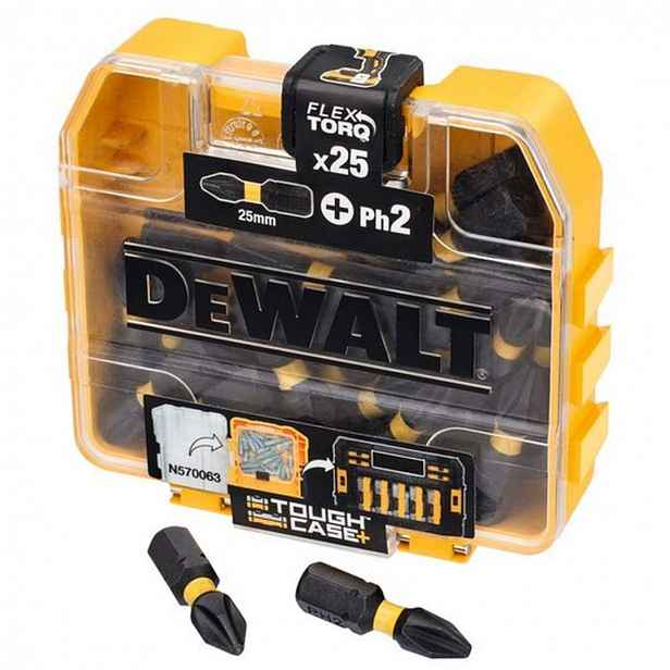 DeWALT - Sada bitů PH2, 25 ks DT70555T