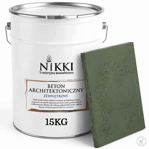 Fasádní omítka se strukturou Betonu Vnější 15 kg Zelená Tmavá F466