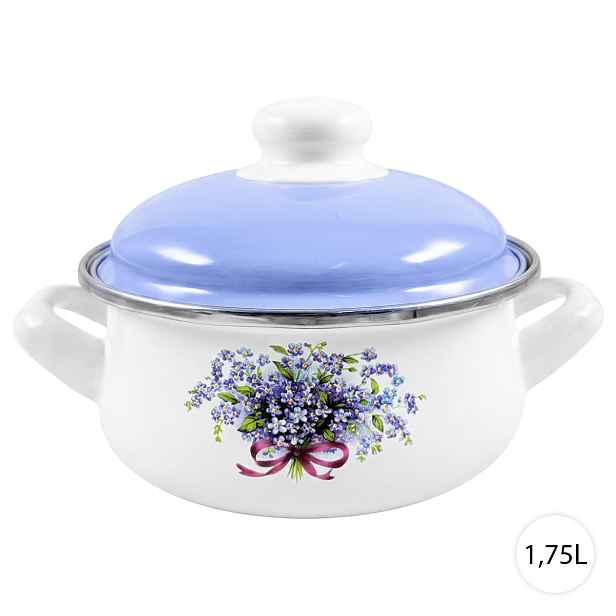 Perfect Home Smaltovaný kastrol s poklicí POMNĚNKA 1,75L, 61612